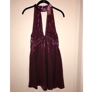 Darling, Free People sequence dress! 💜